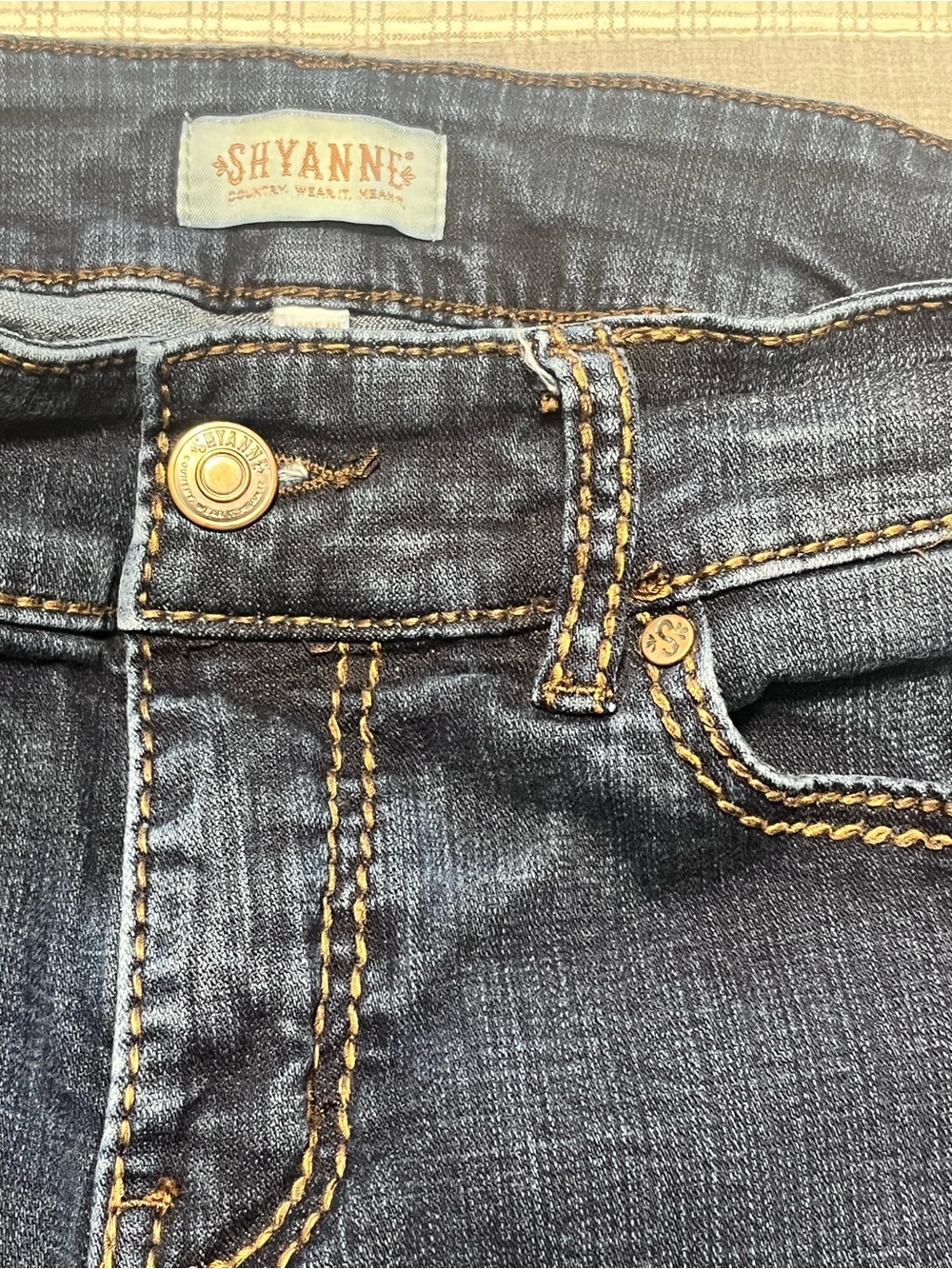 2 Pair Shyanne Women’s Bootcut Jeans 28x34 Reg Dark Wash Stretch Western Denim - Picture 9 of 16
